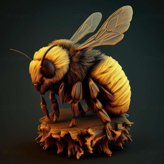 3D модель Bombus fervidus (STL)